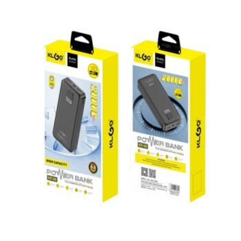 ΤΟ POWER BANK ΤΗΣ KLGO ΕΧΕΙ ΧΩΡΗΤΙΚΟΤΗΤΑ 20.000mAh ΠΟΥ ΜΠΟΡΕΙ ΝΑ ΠΡΟΣΦΕΡΕΙ ΠΕΡΙΠΟΥ 3-4 ΠΛΗΡΗΣ ΦΟΡΤΙΣΕΙΣ ΣΕ ΕΝΑ ΚΙΝΗΤΟ ΤΗΛΕΦΩΝΟ.  