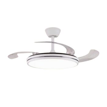 Ανεμιστήρας οροφής & φωτιστικό - DS-8989 - 2*48W - 431590 - White