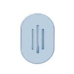 Σαπουνοθήκη μπάνιου πλαστική - Light Blue - 21682
