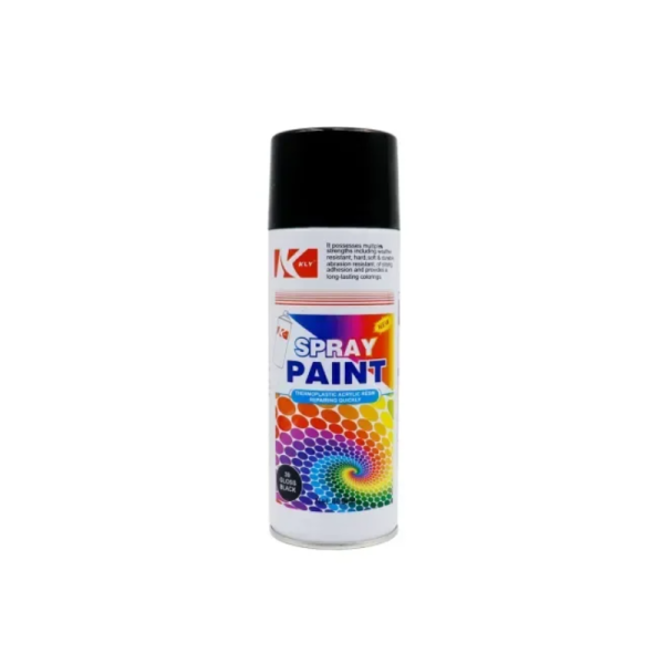 ΣΠΡΕΙ ΒΑΦΗΣ ΑΚΡΥΛΙΚΟ ΜΑΥΡΟ ΜΑΤ 400ml KLY-4