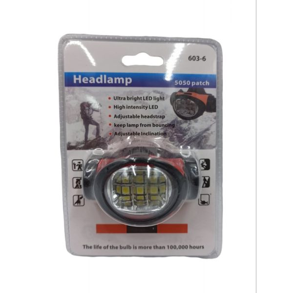 ΦΑΚΟΣ ΚΕΦΑΛΗΣ ΜΕ 6 LED RX-603-6